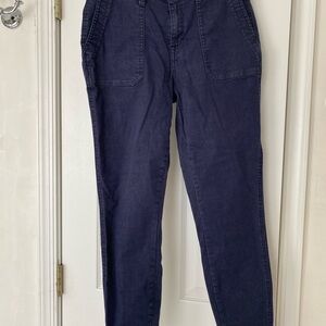 Studio Blue Women’s Navy Stretch Ankle Denim Jeans Size 28
